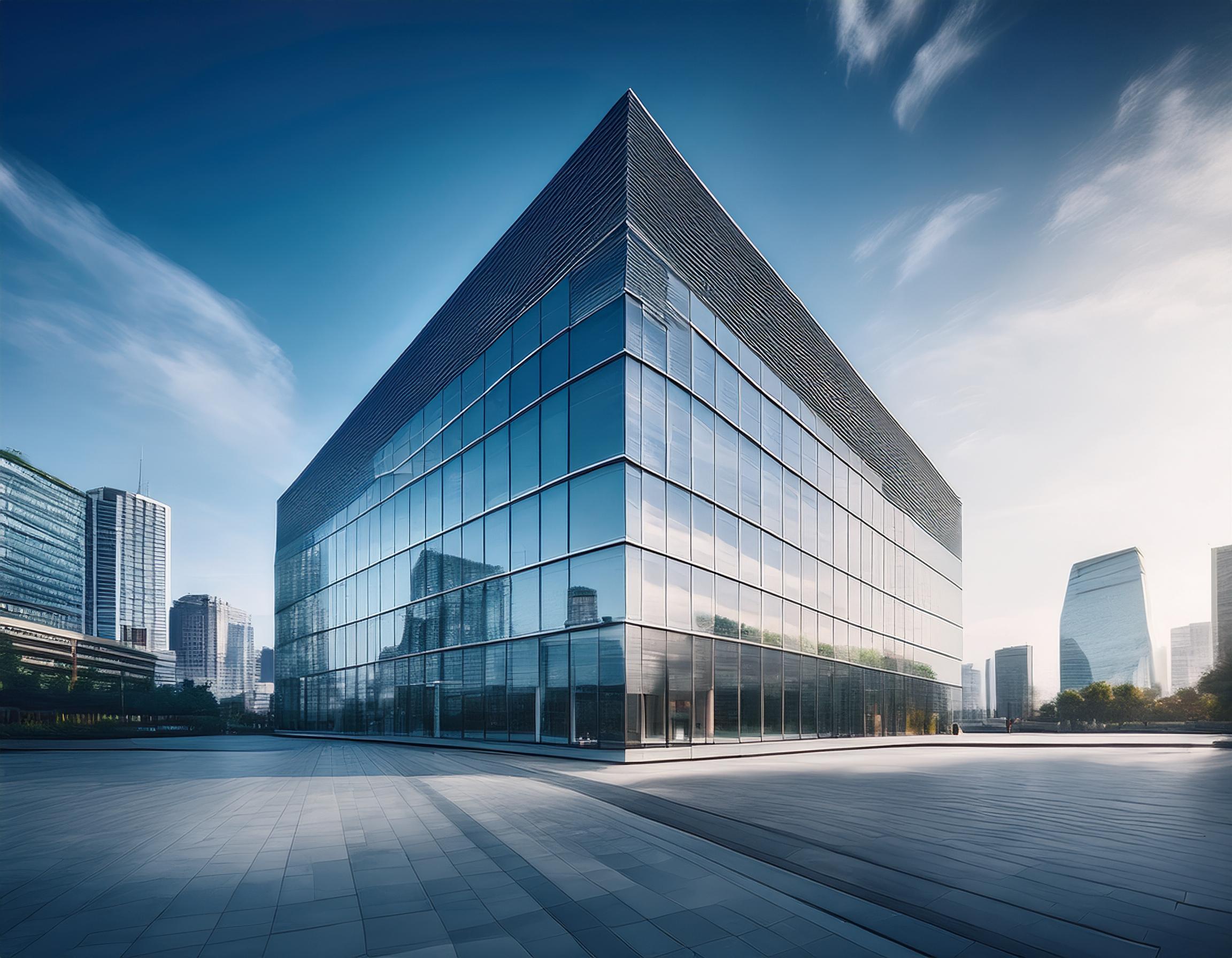 Elegantes Bürogebäude im klassischen Stil in Frankfurt am Main