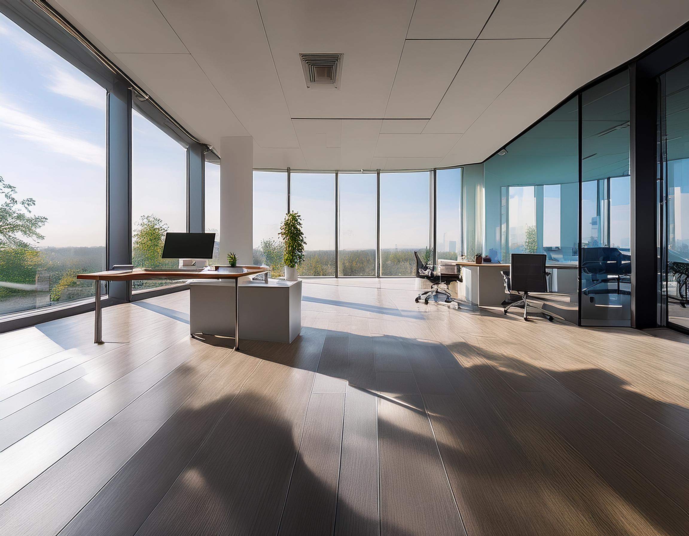 Elegantes Bürointerior der Steuerkanzlei Jensen GmbH in Frankfurt am Main